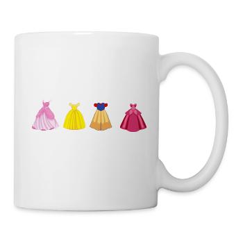 Princess Dresses - Mug - white - Right