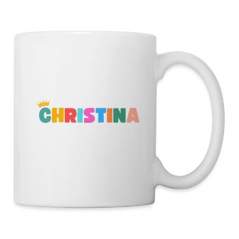 Christina! Personnalisable - Mug blanc - blanc - Droite