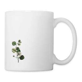 Numéro 18 floral vert -18e anniversaire floral - Mug blanc - blanc - Droite