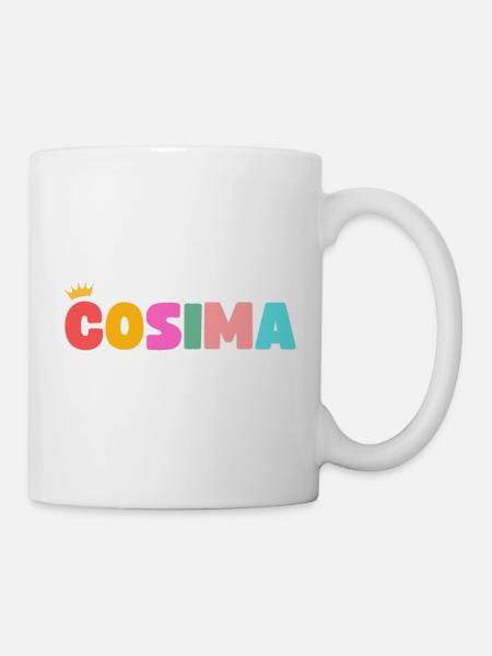 Cosima! Personalisierbar - Tasse - Weiß