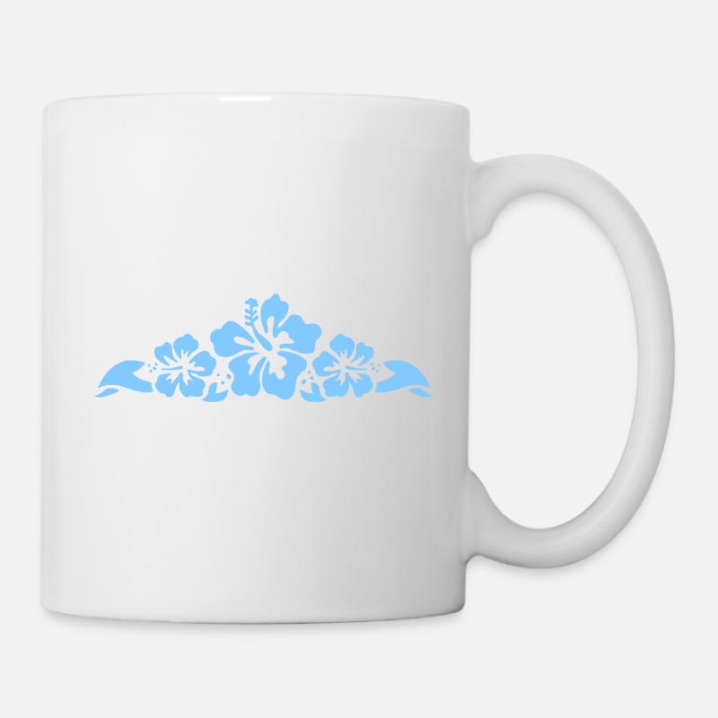 Hibiscus - Mug blanc - blanc