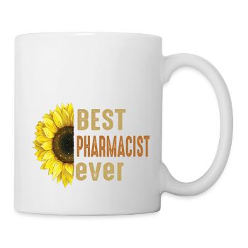 future vintage retro pharmacist pharmacy tech - Mug blanc - blanc - Droite