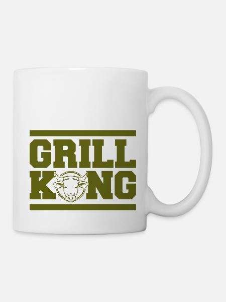 grill king - Tasse - Weiß