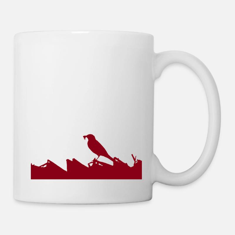 Superkraft: Bachstelze - Tasse - Weiß