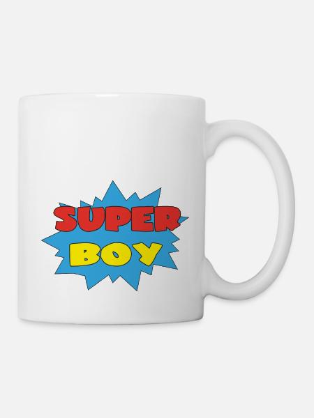 SUPERJUNGE - Tasse - Weiß