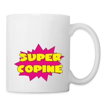 SUPER COPINE - Mug blanc - blanc - Droite
