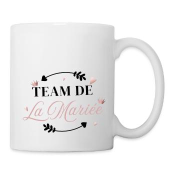 Pink Arrow Bridal Team - Mug - white - Right