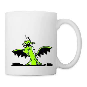 Wing Dragon DJ Mixer Party Monster Music - Mug - white - Right