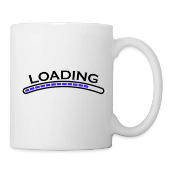 loading ladebalken - Tasse - Weiß - Rechts