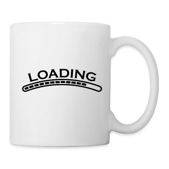 loading ladebalken - Tasse - Weiß - Rechts