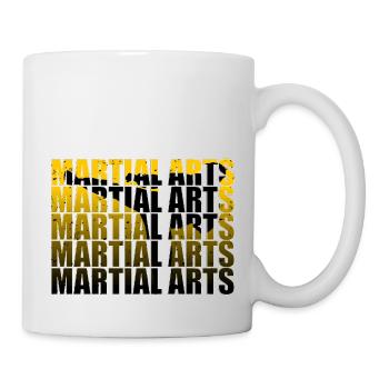 Martial Arts - Tasse - Weiß - Rechts