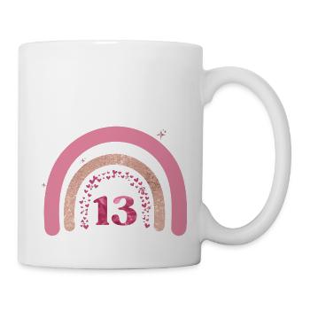 13th Birthday Rainbow Rose - Mug - white - Right