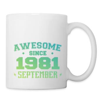 September 1981 Birthday Gift September 1981 - Mug - white - Right