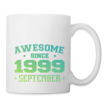 September 1999 Geburtstagsgeschenk September 1999 - Tasse - Weiß - Rechts