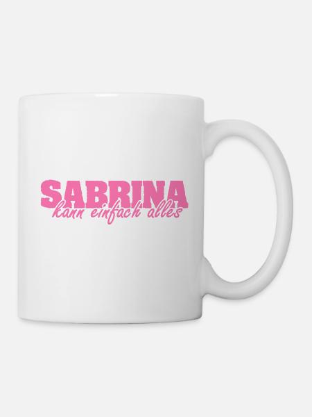 Geschenk für Sabrina - Tasse - Weiß