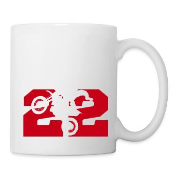 Moto 22 biker - Mug - white - Right