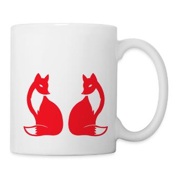fox 2 - Tasse - Weiß - Rechts
