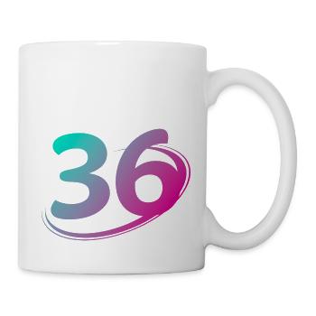 Number 36 multicolor - Mug - white - Right