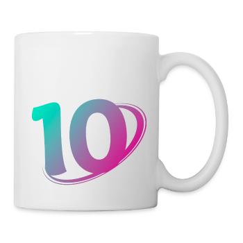 Number 10 multicolor - Mug - white - Right