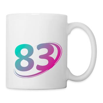 Number 83 multicolor - Mug - white - Right