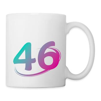 Number 46 multicolor - Mug - white - Right