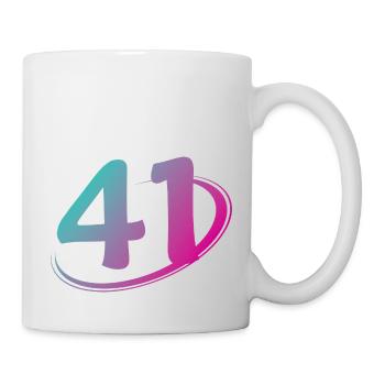 Number 41 multicolor - Mug - white - Right