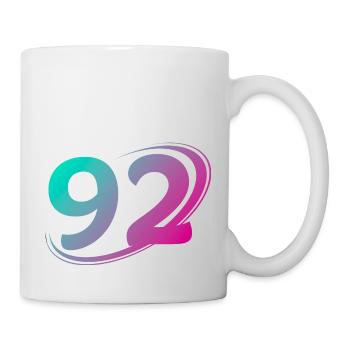 Number 92 multicolor - Mug - white - Right