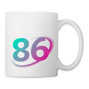 Number 86 multicolor - Mug - white - Right