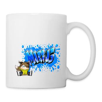 MARIUS GRAFFITI NAME PRINT - Mug blanc - blanc - Droite