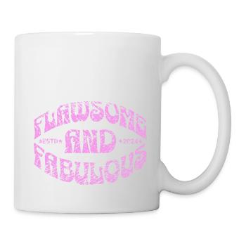 Flawsome and fabulous in pink - Tasse - Weiß - Rechts