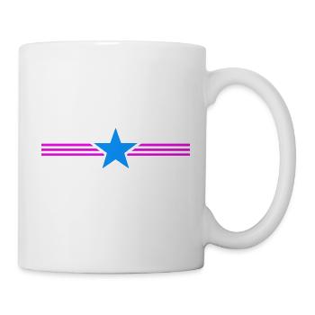 Bright Stars and Stripes - Mug - white - Right