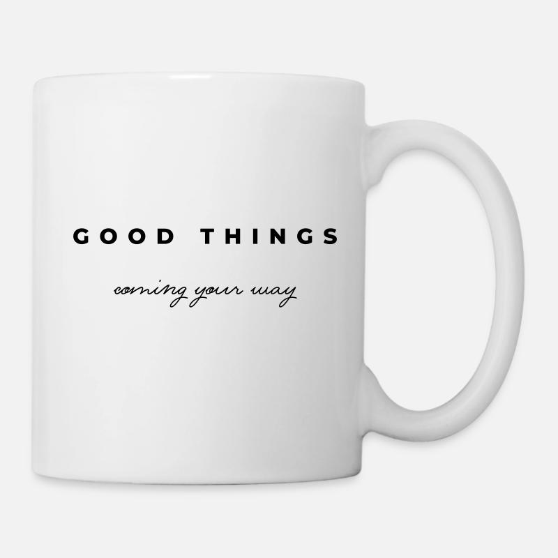 Good things coming your way - Mug - white