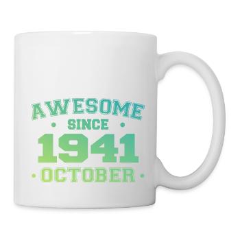 Octobre 1941 - Cadeau Anniversaire Octobre 1941 - Mug blanc - blanc - Droite
