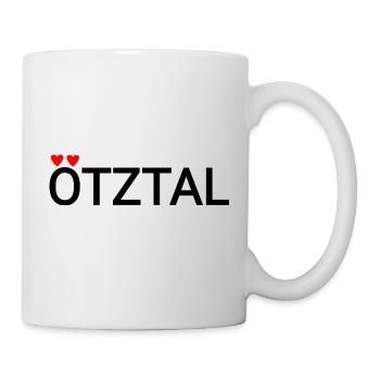 Ötztal mit Herzen - Tasse - Weiß - Rechts