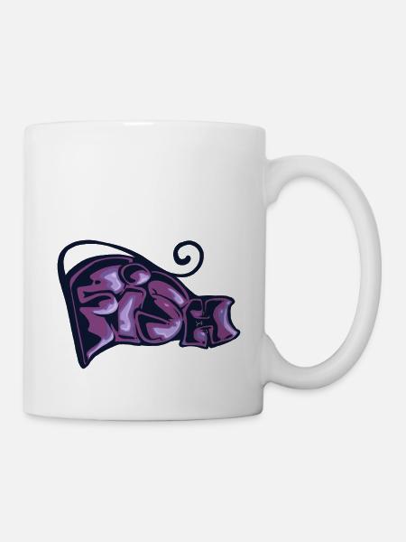 Graff Katze - Tasse - Weiß