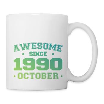 October 1990 - October 1990 Birthday Gift - Mug - white - Right