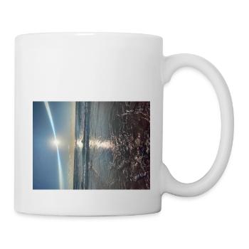 Soleil sur l’océan - Mug blanc - blanc - Droite