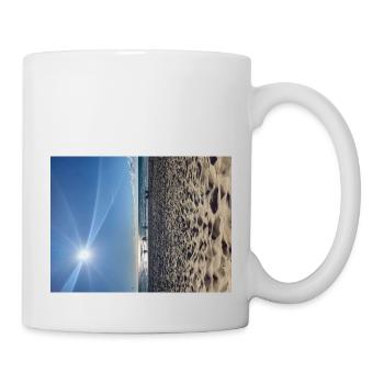 Soleil et océan - Mug blanc - blanc - Droite