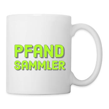 Pfandsammler - Tasse - Weiß - Rechts