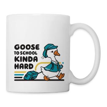 Goes To School Kinda Hard - Mug - white - Right