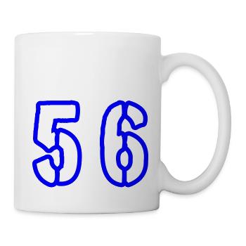 56 Symbole numérique - Mug blanc - blanc - Droite