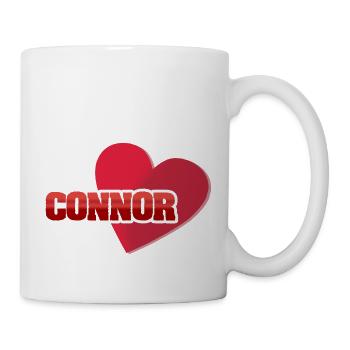 Connor as a given name - Mug - white - Right