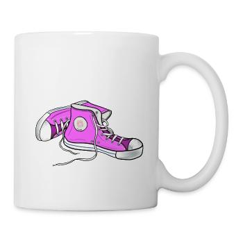Chucks pink - Tasse - Weiß - Rechts