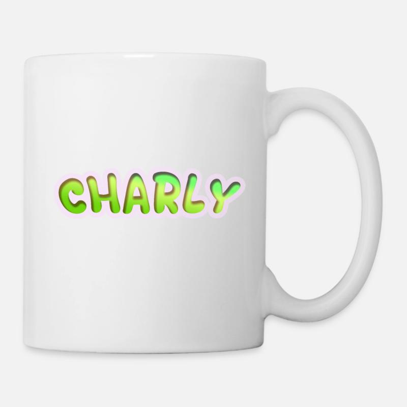 Charly als Job - Tasse - Weiß