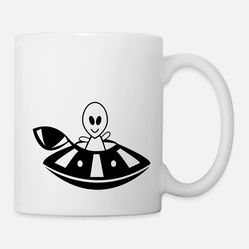 OVNI extraterrestre - Mug blanc - blanc