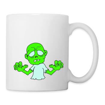Zombi - Mug blanc - blanc - Droite