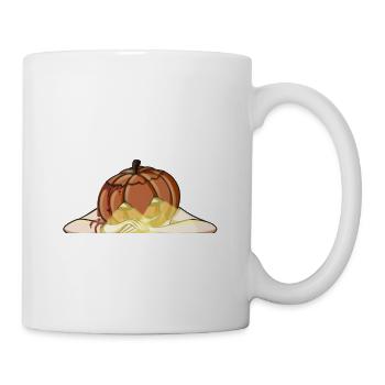 halloween Kürbis Kopf pumpkin gruselig Horror - Tasse - Weiß - Rechts