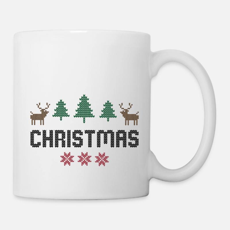 Weihnachten - Tasse - Weiß