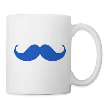 Prostate Cancer Awareness Moustache - Mug - white - Right