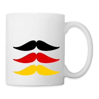 Moustaches for Germany - Mug - white - Right